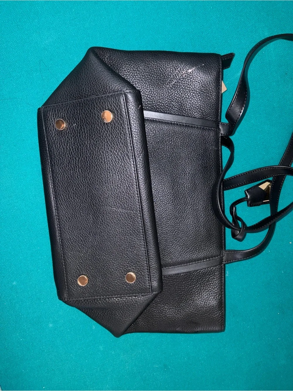 Michael Kors Whitney Black Leather Tote Bag